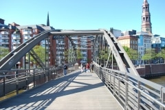 Spaziergang durch Hamburg, Speicherstadt, HafenCity, Binnenalster_49